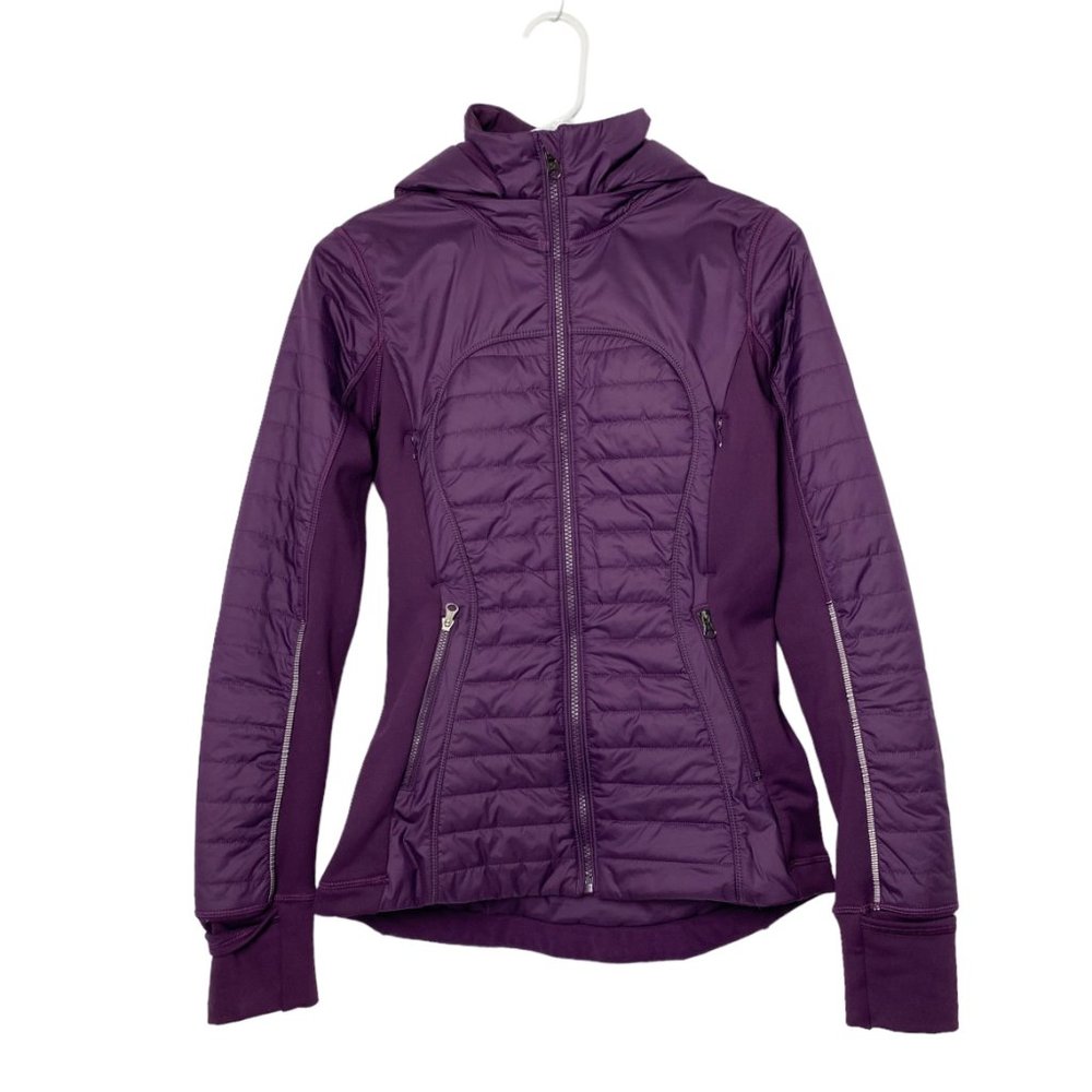 NEW PRICE ** Lululemon Athletica First Mile Jacket Plum Magenta Purple